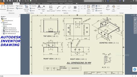 sheet metal drafting template|sheet metal drawing for practice.